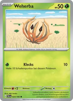 Pokémon-Karte Weherba 023/193