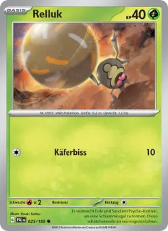 Pokémon-Karte Relluk 025/193