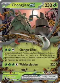 Pokémon-Karte Chongjian-ex 027/193
