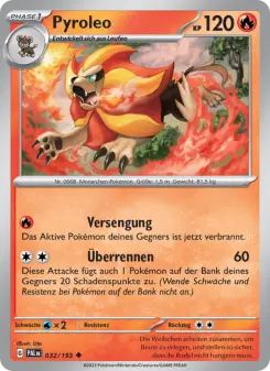 Pokémon-Karte Pyroleo 032/193