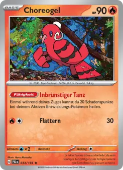 Pokémon-Karte Choreogel 033/193