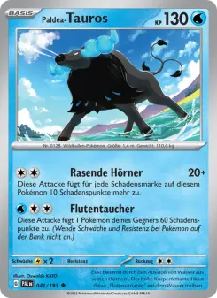 Pokémon-Karte Paldea-Tauros 041/193