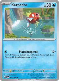 Pokémon-Karte Karpador 042/193
