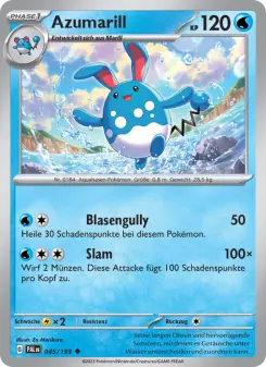 Pokémon-Karte Azumarill 045/193