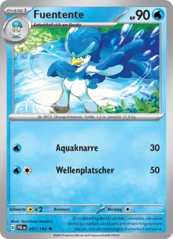 Pokémon-Karte Fuentente 051/193