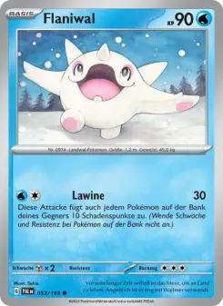 Pokémon-Karte Flaniwal 053/193