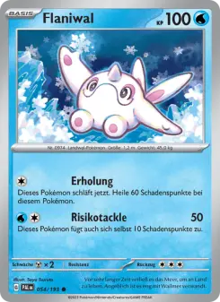 Pokémon-Karte Flaniwal 054/193