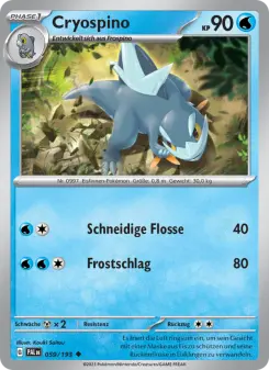 Pokémon-Karte Cryospino 059/193