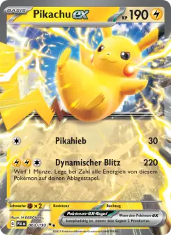 Pokémon-Karte Pikachu-ex 063/193
