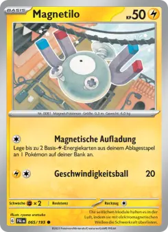 Pokémon-Karte Magnetilo 065/193