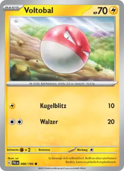 Pokémon-Karte Voltobal 066/193