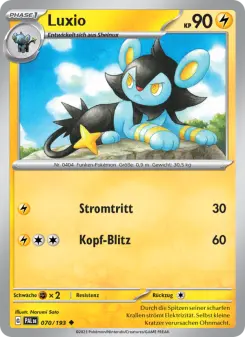 Pokémon-Karte Luxio 070/193