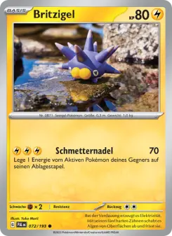 Pokémon-Karte Britzigel 072/193