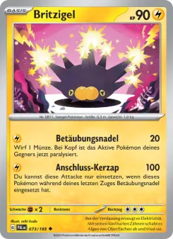 Pokémon-Karte Britzigel 073/193