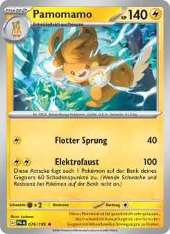 Pokémon-Karte Pamomamo 076/193