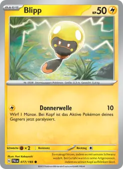 Pokémon-Karte Blipp 077/193