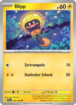 Pokémon-Karte Blipp 078/193