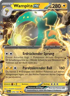 Pokémon-Karte Wampitz-ex 079/193