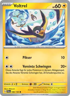Pokémon-Karte Voltrel 080/193