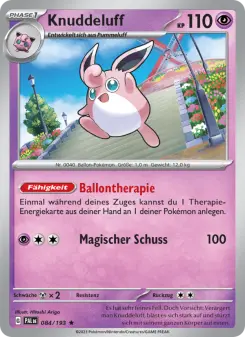 Pokémon-Karte Knuddeluff 084/193
