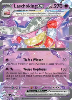 Pokémon-Karte Laschoking-ex 086/193