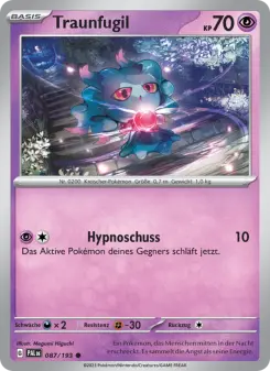 Pokémon-Karte Traunfugil 087/193
