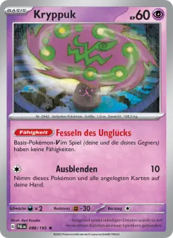Pokémon-Karte Kryppuk 089/193