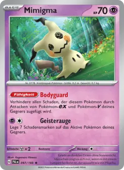 Pokémon-Karte Mimigma 097/193