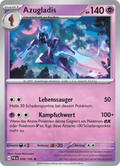 Pokémon-Karte Azugladis 098/193