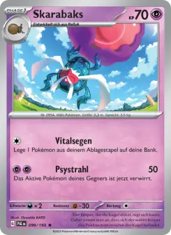 Pokémon-Karte Skarabaks 099/193