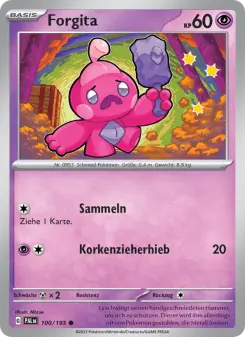 Pokémon-Karte Forgita 100/193