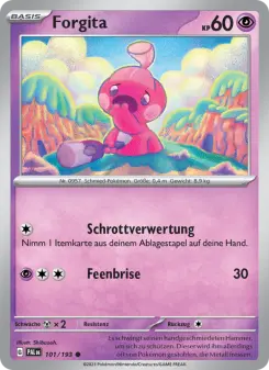 Pokémon-Karte Forgita 101/193