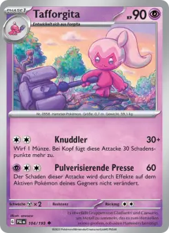 Pokémon-Karte Tafforgita 104/193