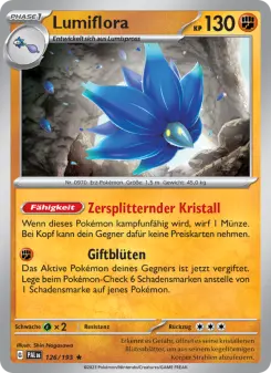 Pokémon-Karte Lumiflora 126/193