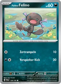 Pokémon-Karte Paldea-Felino 129/193