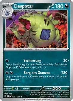 Pokémon-Karte Despotar 135/193