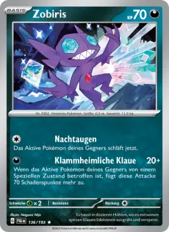 Pokémon-Karte Zobiris 136/193