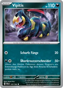 Pokémon-Karte Vipitis 137/193