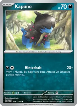 Pokémon-Karte Kapuno 138/193
