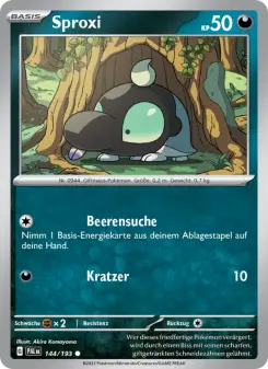 Pokémon-Karte Sproxi 144/193