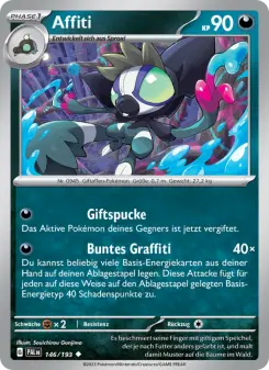 Pokémon-Karte Affiti 146/193