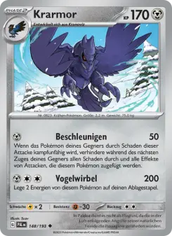 Pokémon-Karte Krarmor 148/193