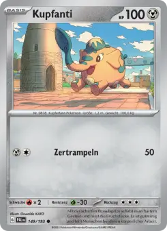 Pokémon-Karte Kupfanti 149/193