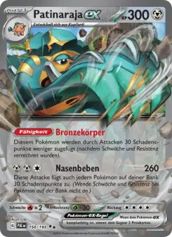 Pokémon-Karte Patinaraja-ex 150/193