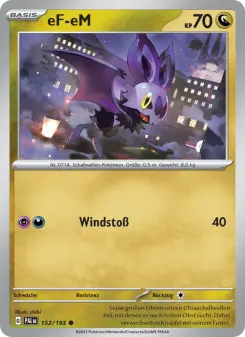 Pokémon-Karte eF-eM 152/193