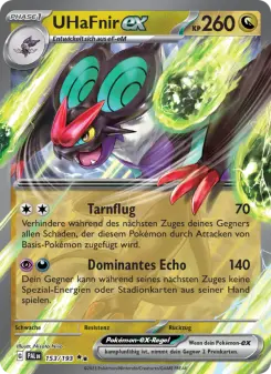 Pokémon-Karte UHaFnir-ex 153/193