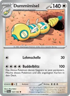 Pokémon-Karte Dummimisel 157/193