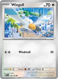 Pokémon-Karte Wingull 158/193