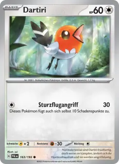 Pokémon-Karte Dartiri 163/193