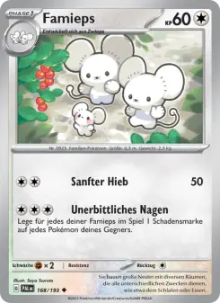 Pokémon-Karte Famieps 168/193